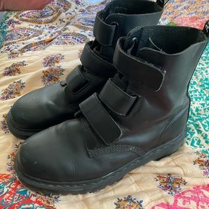 Doc Martens Coralia Velcro Strap Boots 1460